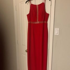 Formal red dress